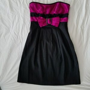 Jessica McClintock Strapless Cocktail Dress